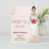 Vrijgezellenfeest van de Afrikaans-Amerikaanse Bri Kaart (Staand voorkant)