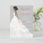 Vrijgezellenfeest van de Amerikaanse Bride Lace Go Kaart (Staand voorkant)