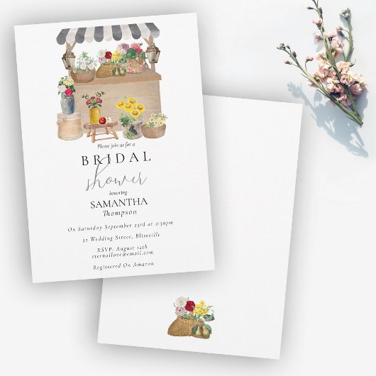 Vrijgezellenfeest van de Bloemenmarkt van de water Kaart