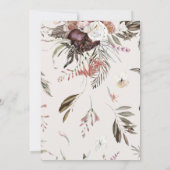 Vrijgezellenfeest van de bloemkool kaart (Achterkant)