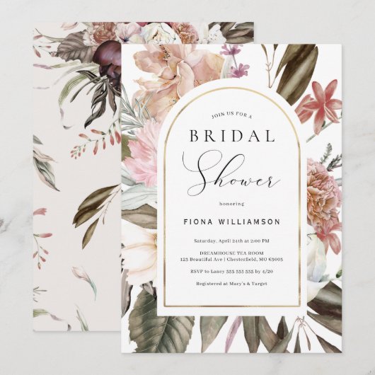 Vrijgezellenfeest van de bloemkool kaart (Voorkant / Achterkant)