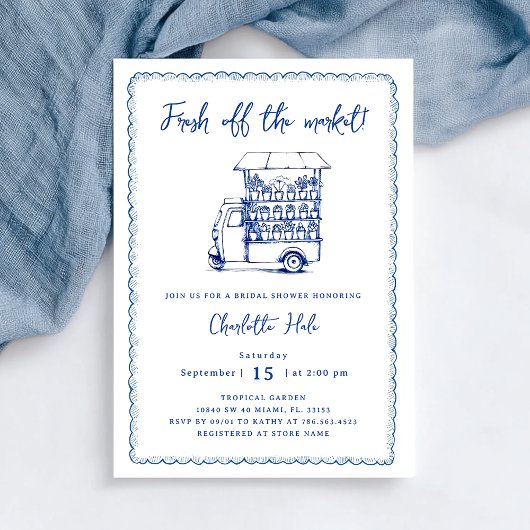 Vrijgezellenfeest van de boerenmarkt kaart