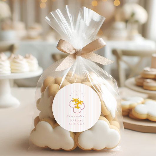 Vrijgezellenfeest van de boerenmarkt ronde sticker