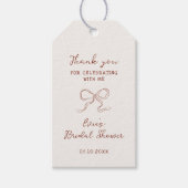 Vrijgezellenfeest van de Bourgogne-boog Cadeaulabel (Voorkant)