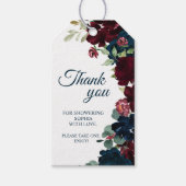 Vrijgezellenfeest van de Bourgogne en van de Navy  Cadeaulabel (Voorkant)