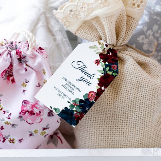 Vrijgezellenfeest van de Bourgogne en van de Navy  Cadeaulabel