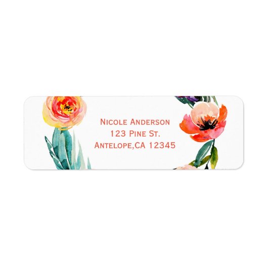 Vrijgezellenfeest van de BrightStor Floral Wreator Etiket (Voorkant)