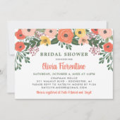 Vrijgezellenfeest van de bruinkoraalriffels kaart (Voorkant)