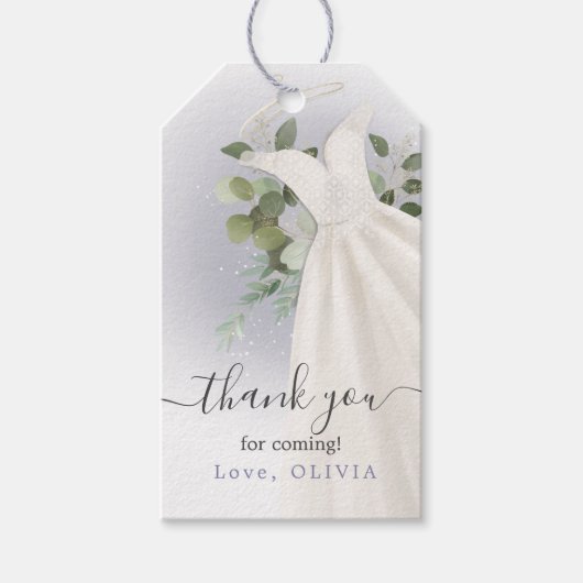 Vrijgezellenfeest van de Foliage Weddenschap Cadeaulabel (Voorkant)