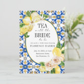 Vrijgezellenfeest van de gele Lemon Mediterranean  Kaart (Staand voorkant)