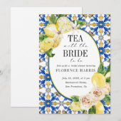 Vrijgezellenfeest van de gele Lemon Mediterranean  Kaart (Voorkant / Achterkant)