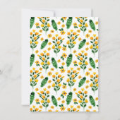 Vrijgezellenfeest van de gele tuinventilator Water Kaart (Achterkant)