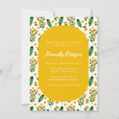 Vrijgezellenfeest van de gele tuinventilator Water Kaart (Voorkant)