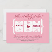 Vrijgezellenfeest van de gokautomaat kaart (Voorkant)