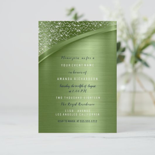 Vrijgezellenfeest van de groene zeemacht Birthday  Kaart (Staand voorkant)