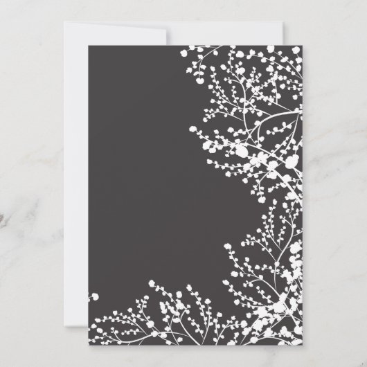 Vrijgezellenfeest van de grote baby kaart (Achterkant)