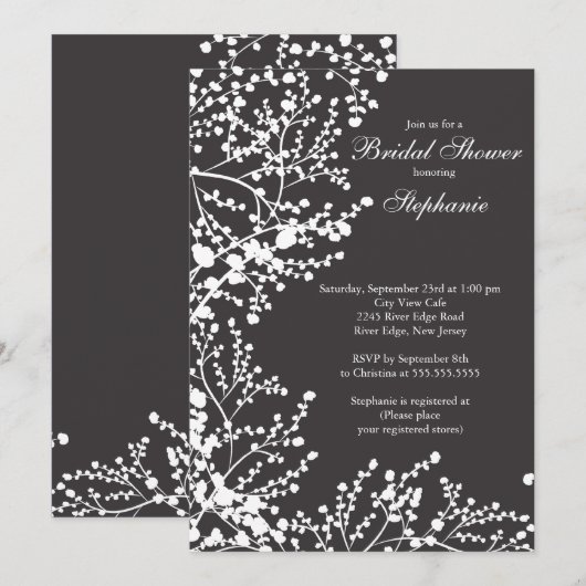 Vrijgezellenfeest van de grote baby kaart (Voorkant / Achterkant)