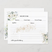 Vrijgezellenfeest van de Kaart van kruiden en rest (Voorkant / Achterkant)