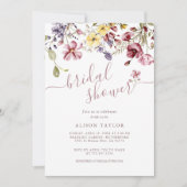 Vrijgezellenfeest van de kalligrafie van wilde blo kaart (Voorkant)