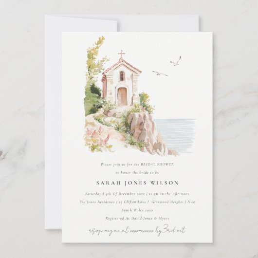 Vrijgezellenfeest van de Katholieke Waterverf Kust Kaart (Voorkant)