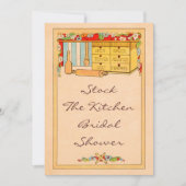  Vrijgezellenfeest van de keuken-specerijdoos Kaart (Voorkant)