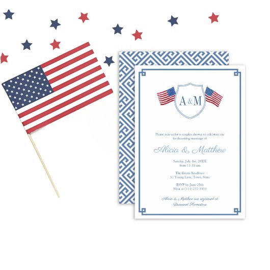 Vrijgezellenfeest van de Klassieke monogram van ju Kaart