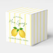 Vrijgezellenfeest van de Lemon Main Squeeze Bedankdoosjes (Voorkant Zijde)