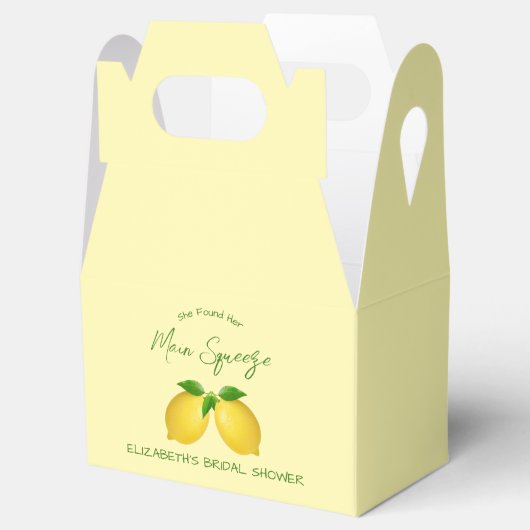 Vrijgezellenfeest van de Lemon Main Squeeze Bedankdoosjes (Geopend)