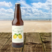 Vrijgezellenfeest van de Lemon Main Squeeze Bier Etiket