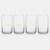 Vrijgezellenfeest van de Lemon Main Squeeze Blikvorm Glas (Achterkant)