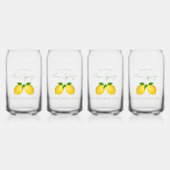 Vrijgezellenfeest van de Lemon Main Squeeze Blikvorm Glas (Voorkant)