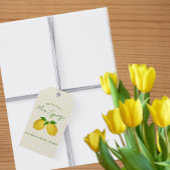 Vrijgezellenfeest van de Lemon Main Squeeze Cadeaulabel