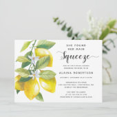 Vrijgezellenfeest van de Lemon Main Squeeze Kaart (Staand voorkant)