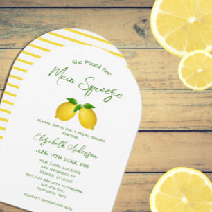 Vrijgezellenfeest van de Lemon Main Squeeze Kaart