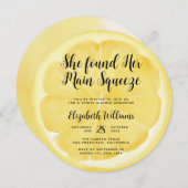 Vrijgezellenfeest van de Lemon Main Squeeze Kaart (Voorkant / Achterkant)