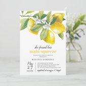 Vrijgezellenfeest van de Lemon Main Squeeze Kaart (Staand voorkant)