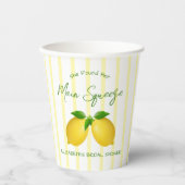 Vrijgezellenfeest van de Lemon Main Squeeze Papieren Bekers (Voorkant)