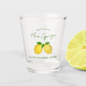 Vrijgezellenfeest van de Lemon Main Squeeze Shot Glas (Voorkant)