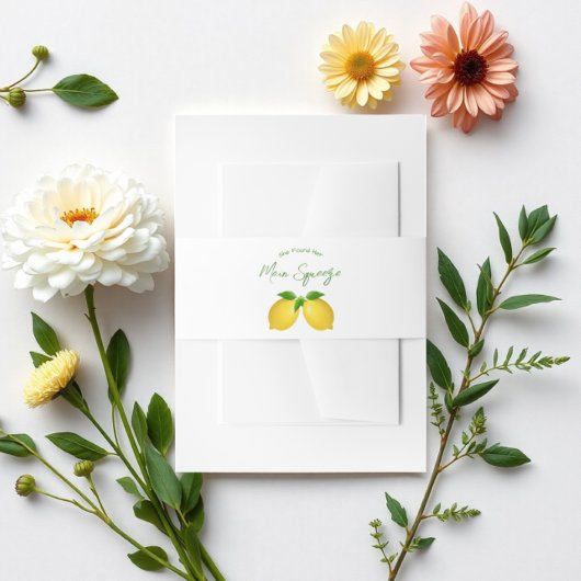 Vrijgezellenfeest van de Lemon Main Squeeze Uitnodigingen Wikkel