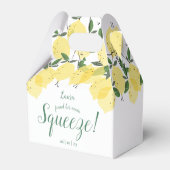 Vrijgezellenfeest van de Lemons Main Squeeze Bedankdoosjes (Achterkant)