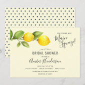 Vrijgezellenfeest van de Lemons Main Squeeze Kaart (Voorkant / Achterkant)