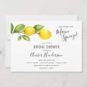 Vrijgezellenfeest van de Lemons Main Squeeze Kaart (Voorkant)