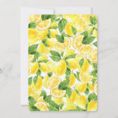 Vrijgezellenfeest van de Lemons Main Squeeze Kaart (Achterkant)