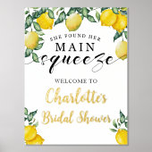 Vrijgezellenfeest van de Lemons van het Hoofdplein Folie Afdrukken (Voorkant)