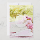 Vrijgezellenfeest van de  lentesbloem kaart (Achterkant)