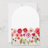 Vrijgezellenfeest van de liefde voor bloem kaart (Achterkant)