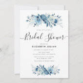 vrijgezellenfeest van de marine en blauwe flora kaart (Voorkant)