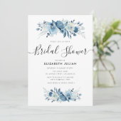 vrijgezellenfeest van de marine en blauwe flora kaart (Staand voorkant)