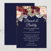 Vrijgezellenfeest van de marine van Brunch en Bube Kaart (Voorkant / Achterkant)