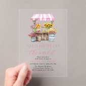 Vrijgezellenfeest van de markt voor verse landbouw acryl uitnodigingen (Insitu (Draagbaar))